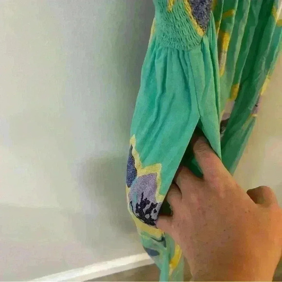 Anthropologie Corey Lynn Calter Sketchbook Dress Blue Floral - Picture 9 of 9